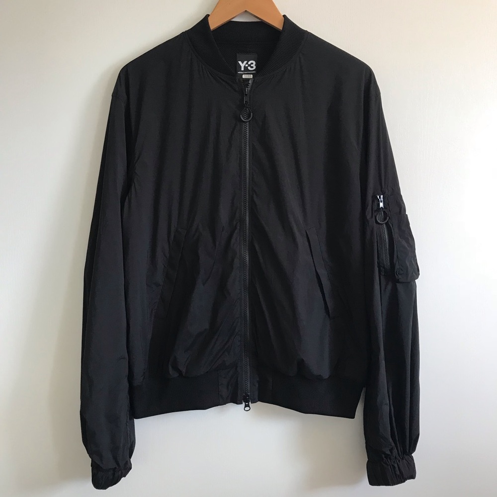 RARE Adidas Y-3 Yohji Yamamoto Embroidered Bomber - Picture 2 of 8